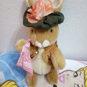 Eden, Stuffed Rabbit Plush With Handkerchief